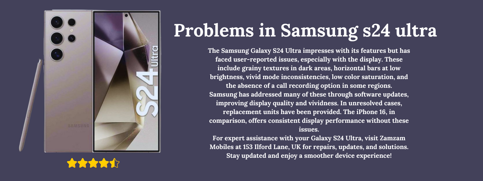 Samsung Galaxy S24 problems and how to fix them