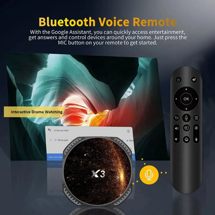 VILCORN S905 X3 TV Game BOX 4K HDR