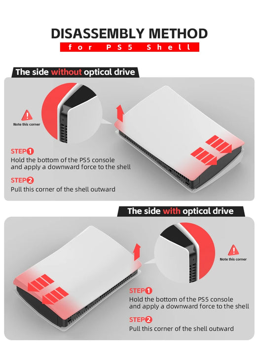 PS5 Protective Cover Hard Faceplate Fit for Playstation 5