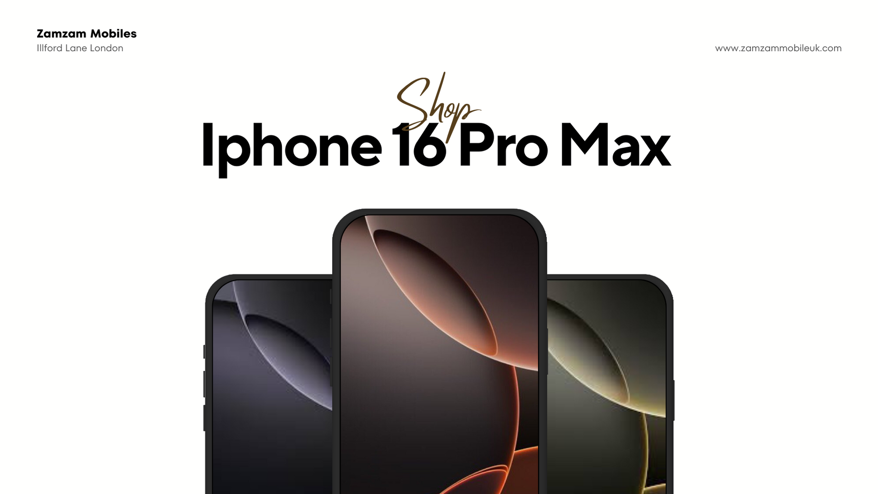 Where to Shop  Iphone 16 Pro Max in London