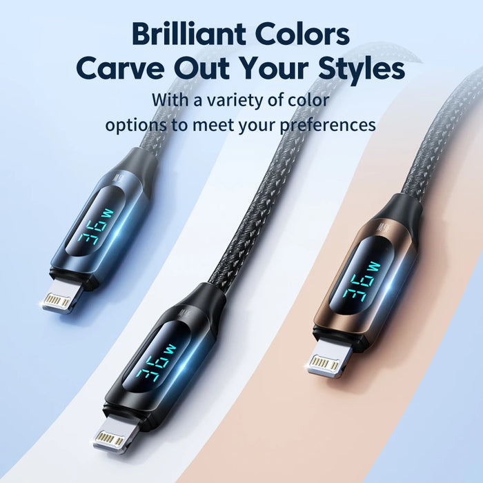 36W USB Cable For iphone LED Display