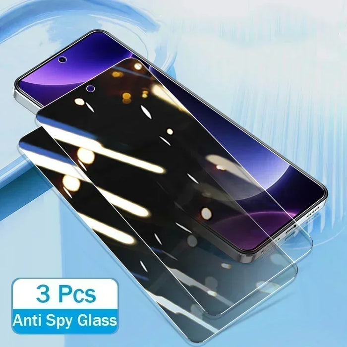 3Pcs Privacy Tempered Glass For Samsung