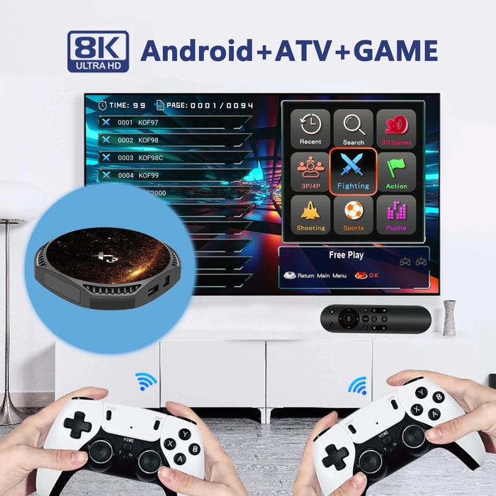 VILCORN S905 X3 TV Game BOX 4K HDR