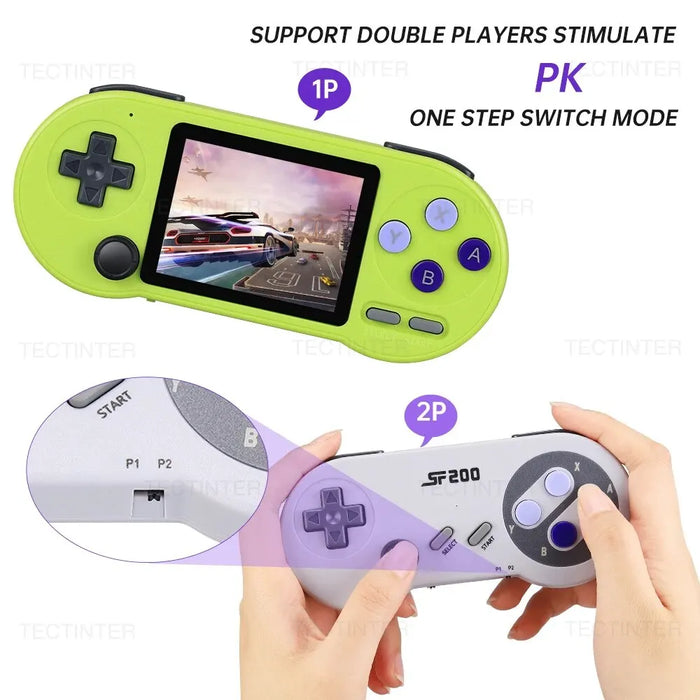 SF2000 Handheld Game Player 3 Inch IPS Screen Portable Mini Video Game