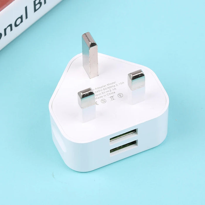 Universal UK Plug 3 Pin Wall Charger Adapter