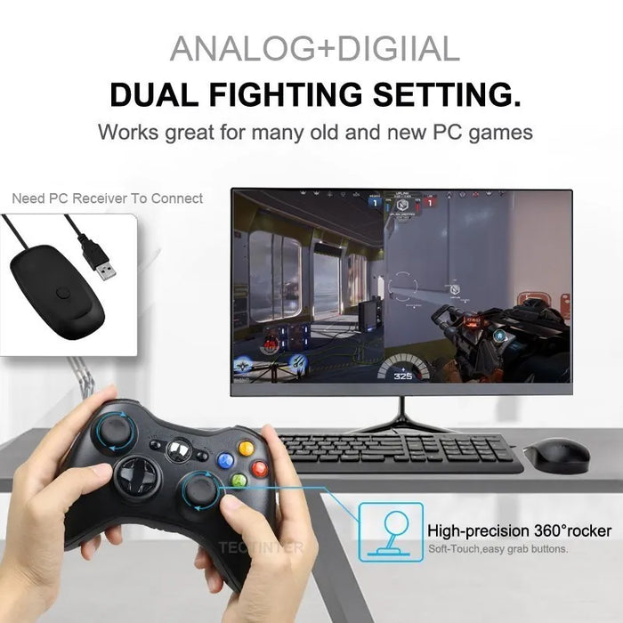 Gamepad For Xbox 360 Wireless/Wired Controller